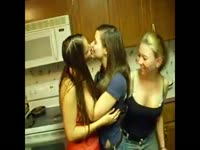 Sisters Dared To Kiss Each Other